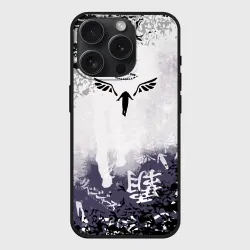 Чехол силиконовый для Apple iPhone 15 Pro матовый [Токийские мстители] - Подтёки красок