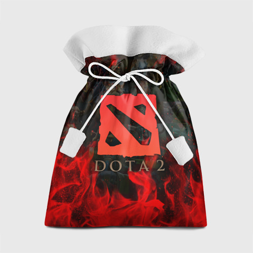 Подарочный 3D мешок Dota 2 лого в огне, персонажи