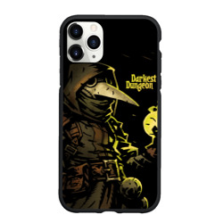 Чехол для iPhone 11 Pro Max матовый Darkest dungeon Plague Doctor