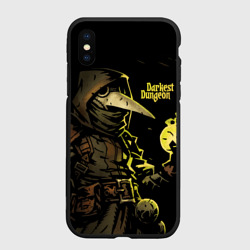 Чехол для iPhone XS Max матовый Darkest dungeon Plague Doctor