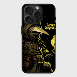 Чехол силиконовый для Apple iPhone 15 Pro матовый Darkest dungeon Plague Doctor