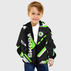 Детская куртка 3D Шкода геометрия линии Skoda geometry sport - фото 2