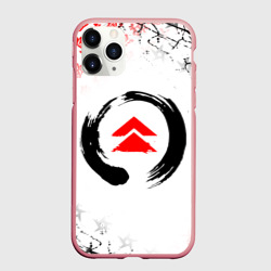 Чехол для iPhone 11 Pro Max матовый Призрак Цусимы эмблема ghost of Tsushima