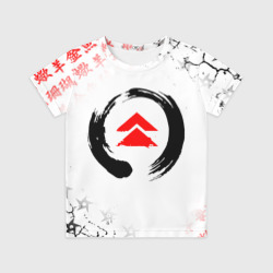 Детская футболка 3D Призрак Цусимы эмблема ghost of Tsushima