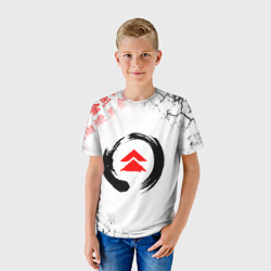 Детская футболка 3D Призрак Цусимы эмблема ghost of Tsushima - фото 2