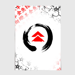 Постер Призрак Цусимы эмблема ghost of Tsushima