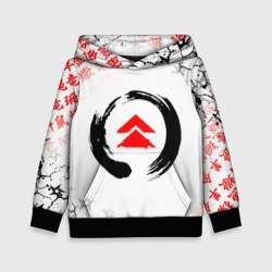 Детская толстовка 3D Призрак Цусимы эмблема ghost of Tsushima