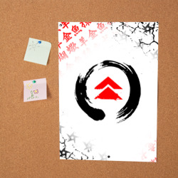 Постер Призрак Цусимы эмблема ghost of Tsushima - фото 2