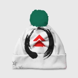 Шапка 3D c помпоном Призрак Цусимы эмблема ghost of Tsushima