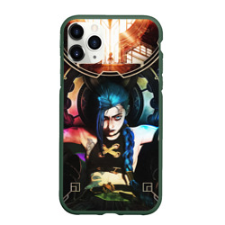 Чехол для iPhone 11 Pro матовый Arcane Jinx обложка league of Legends