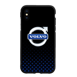 Чехол для iPhone XS Max матовый Volvo, Вольво звезды