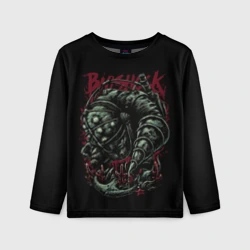 Детский лонгслив 3D Большой папочка