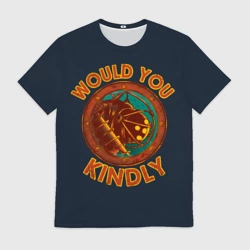 Мужская футболка 3D Would you kindly BioShock