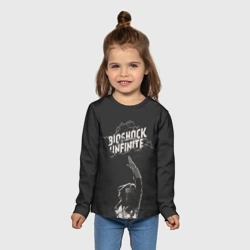 Детский лонгслив 3D Элизабет тянется к небу - фото 2