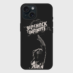Чехол силиконовый для Apple iPhone 15 матовый Элизабет тянется к небу