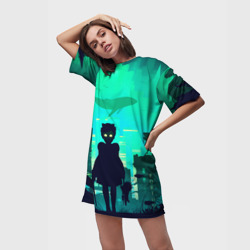 Платье-футболка 3D Сестричка из Рапчера - фото 2