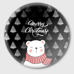 Значок Merry christmas bears