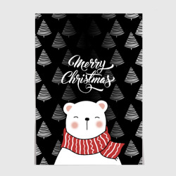 Постер Merry christmas bears
