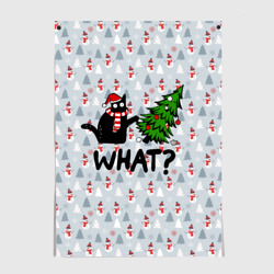 Постер What cat christmas