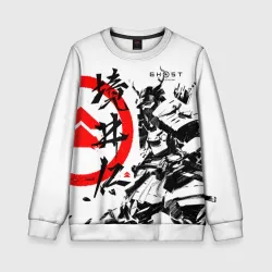 Детский свитшот 3D Ghost of Tsushima Самурай