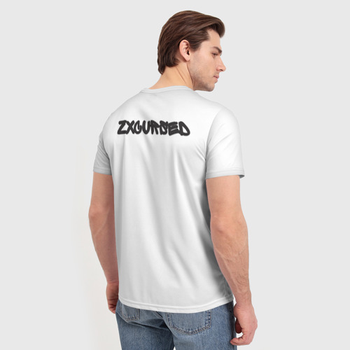 Мужская футболка 3D Zxc Smile, цвет 3D печать - фото 4