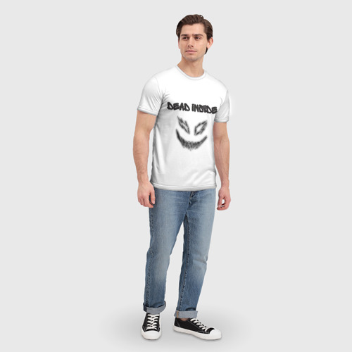 Мужская футболка 3D Zxc Smile, цвет 3D печать - фото 5