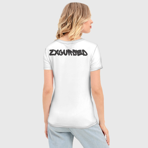 Женская футболка 3D Slim Zxc Smile, цвет 3D печать - фото 4