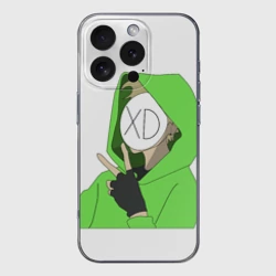 Чехол для iPhone 16 Pro Max силиконовый с защитой камеры DreamXD