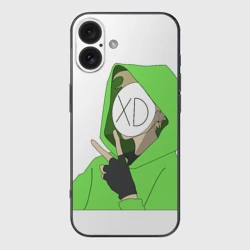 Чехол для iPhone 16 силиконовый с защитой камеры DreamXD