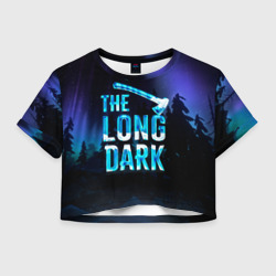 Женская футболка Crop-top 3D The Long Dark Logo