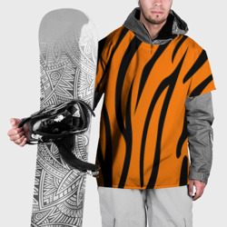 Накидка на куртку 3D Текстура тигра/tiger