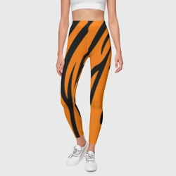 Леггинсы 3D Текстура тигра/tiger - фото 2