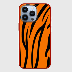 Чехол для iPhone 13 Pro Текстура тигра/tiger