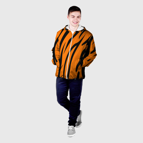 Мужская куртка 3D Текстура тигра/tiger, цвет 3D печать - фото 3