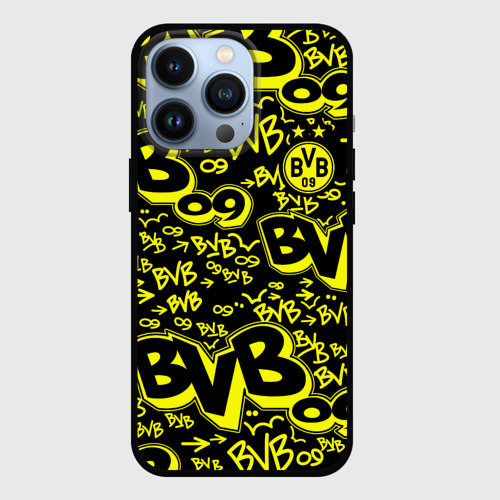 Чехол для iPhone 13 Pro BVB 09 - Borussia Боруссия Дортмунд, цвет черный