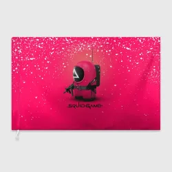 Флаг 3D Among Us x Squid Game