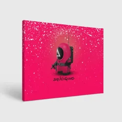 Холст прямоугольный Among Us x Squid Game