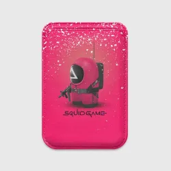Картхолдер Magsafe магнитный Among Us x Squid Game