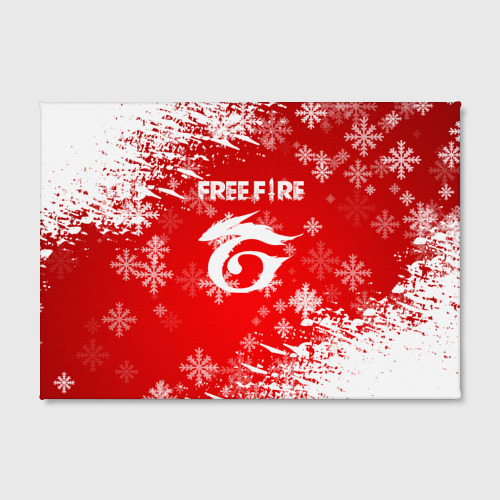 Холст прямоугольный [Free Fire] - Новогодний, цвет 3D печать - фото 2