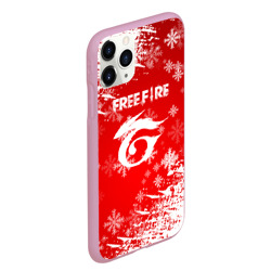 Чехол для iPhone 11 Pro Max матовый [Free Fire] - Новогодний - фото 2