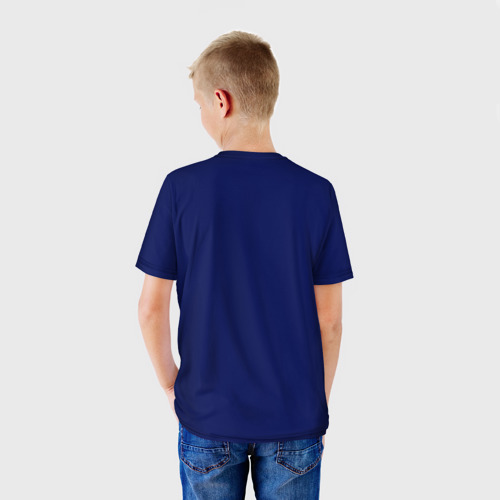 Детская футболка 3D с принтом Сейлор Мун космос, вид сзади #2