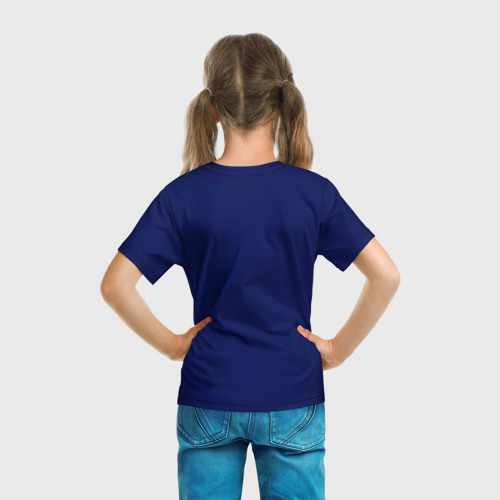 Детская футболка 3D с принтом Сейлор Мун космос, вид сзади #2