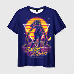 Мужская футболка 3D Сейлор Мун космос
