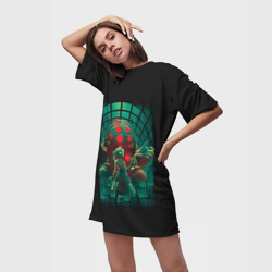 Платье-футболка 3D Папочка и сестричка BioShock - фото 2