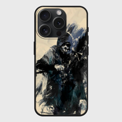 Чехол силиконовый для Apple iPhone 15 Pro Мax матовый Корво Аттано