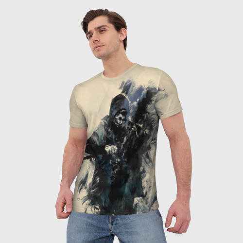 Мужская футболка 3D Корво Аттано, цвет 3D печать - фото 3