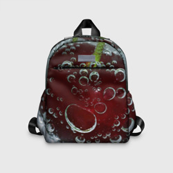 Детский рюкзак 3D Сочная вишня под водой