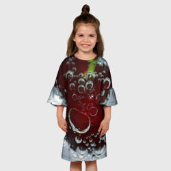 Детское платье 3D Сочная вишня под водой - фото 2