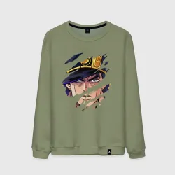 Мужской свитшот хлопок JoJo`s Bizarre Adventure, главный герой