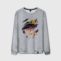 Мужской свитшот хлопок JoJo`s Bizarre Adventure, главный герой